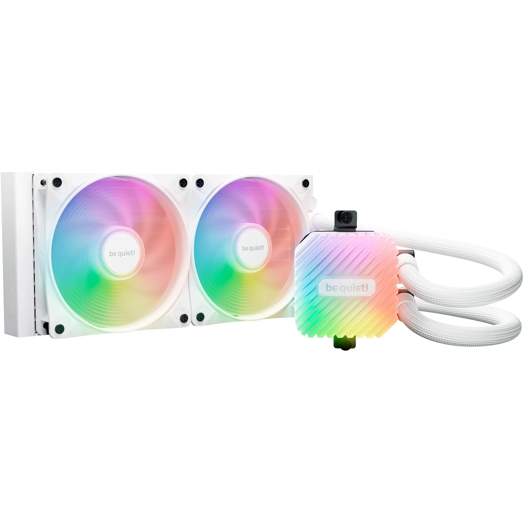 LIGHT LOOP 240mm White Processore Raffreddatore di liquidi tutto in uno 12 cm Bianco 1 pz, Raffreddamento ad acqua