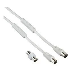 Cavo antenna With Adapter 85 Db Bianco 5m 00205307
