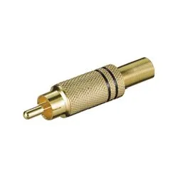 Connettore audio Iadap Rca Mb Gold e Black 11281
