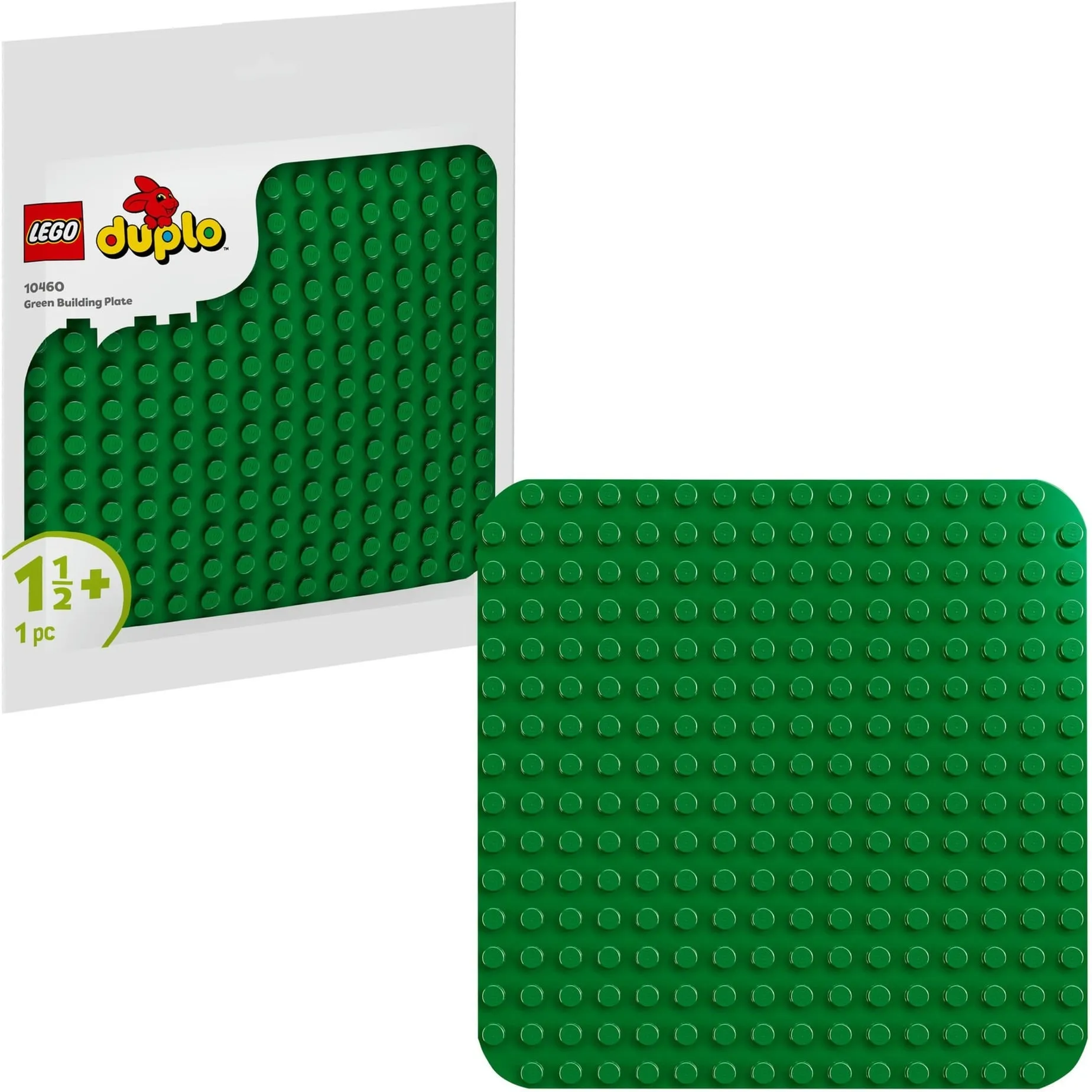 DUPLO Classic 10460 Base Verde, Piastra Giocattolo per Mattoncini per Costruzioni Creative per Bambini e Bambine 1+ Anni, Giochi di costruzione