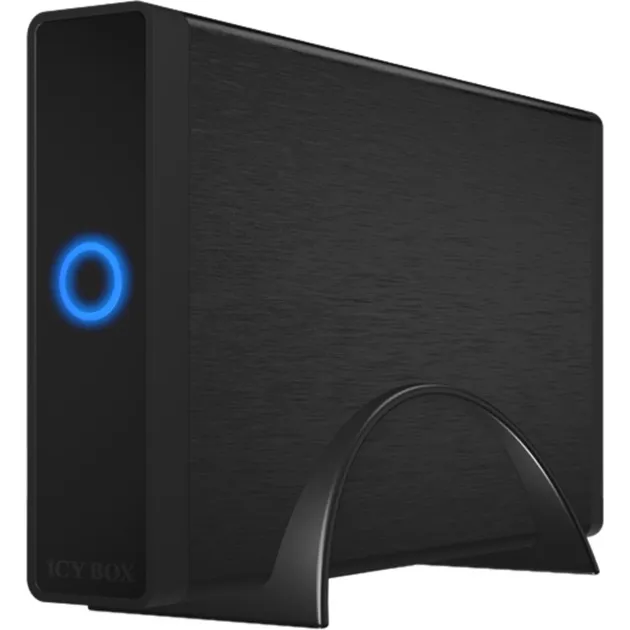 IB-377U3 Custodia per Disco Rigido (HDD) Nero 3.5", Disk enclosure