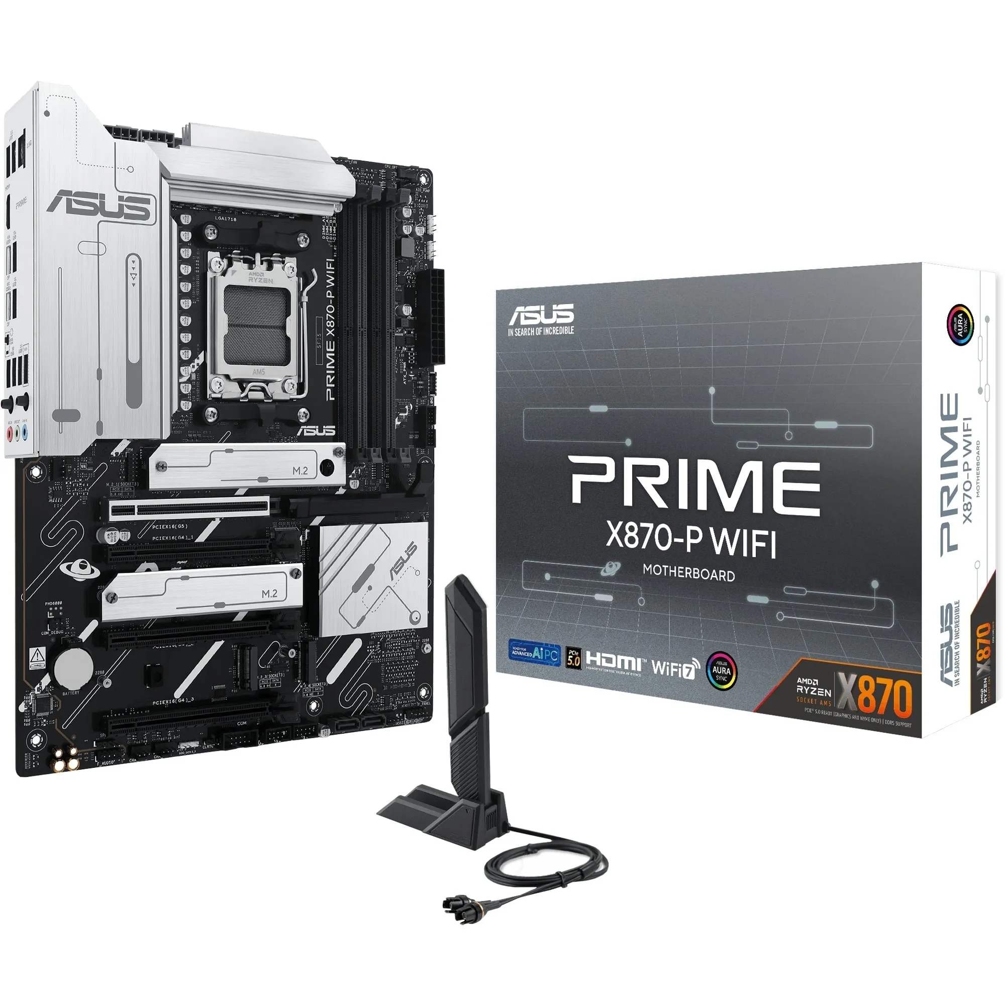 Prime X870-P WIFI AMD X870 Socket AM5 ATX, Scheda madre