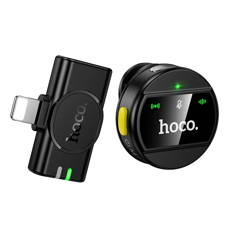 Lavalier HOCO L21, Lightning, Nero