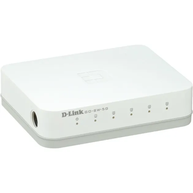 GO-SW-5G Non gestito Gigabit Ethernet (10/100/1000) Bianco, Interruttore