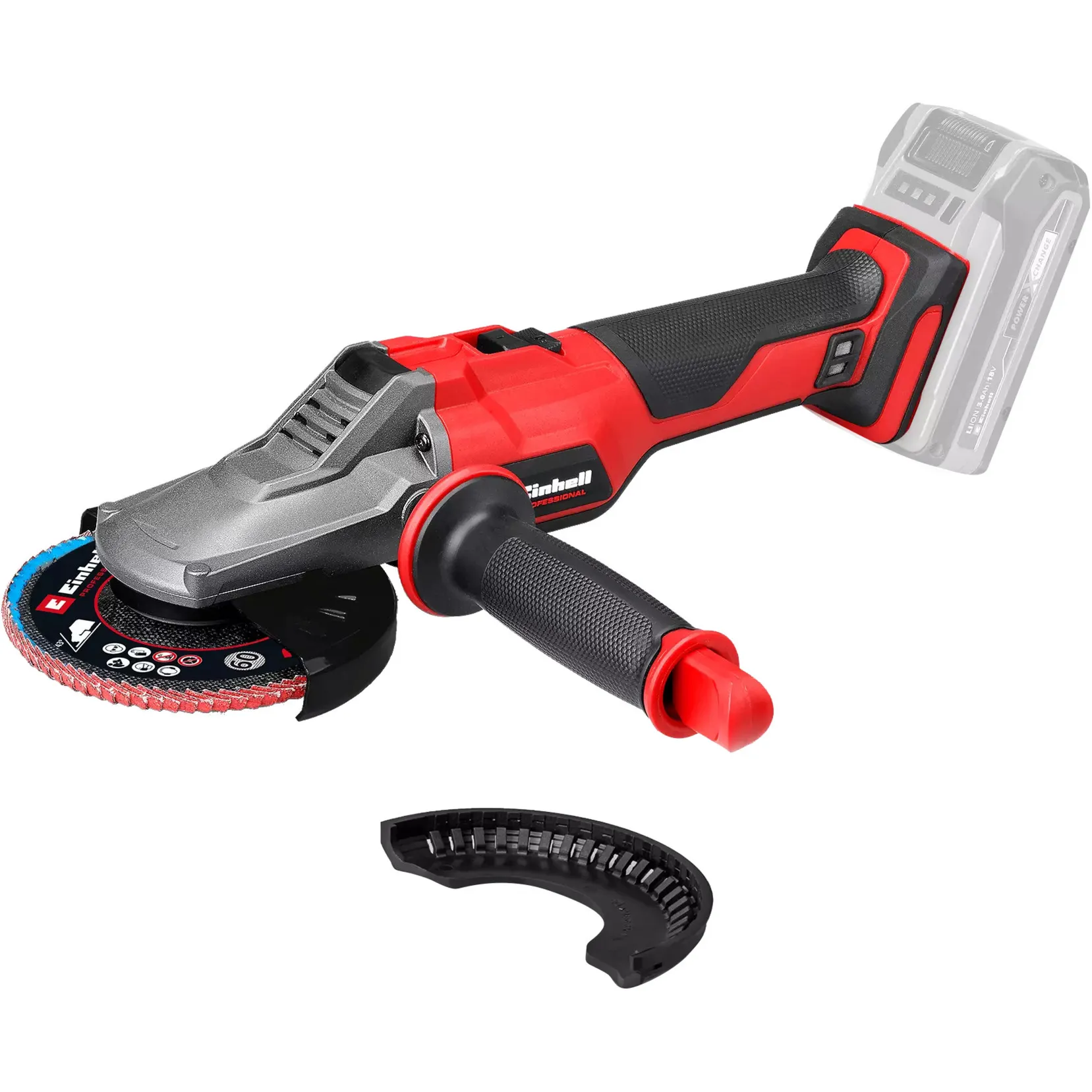 Smerigliatrice angolare professionale a batteria TP-AG 18/125 F Li BL - Solo, 18 Volt
