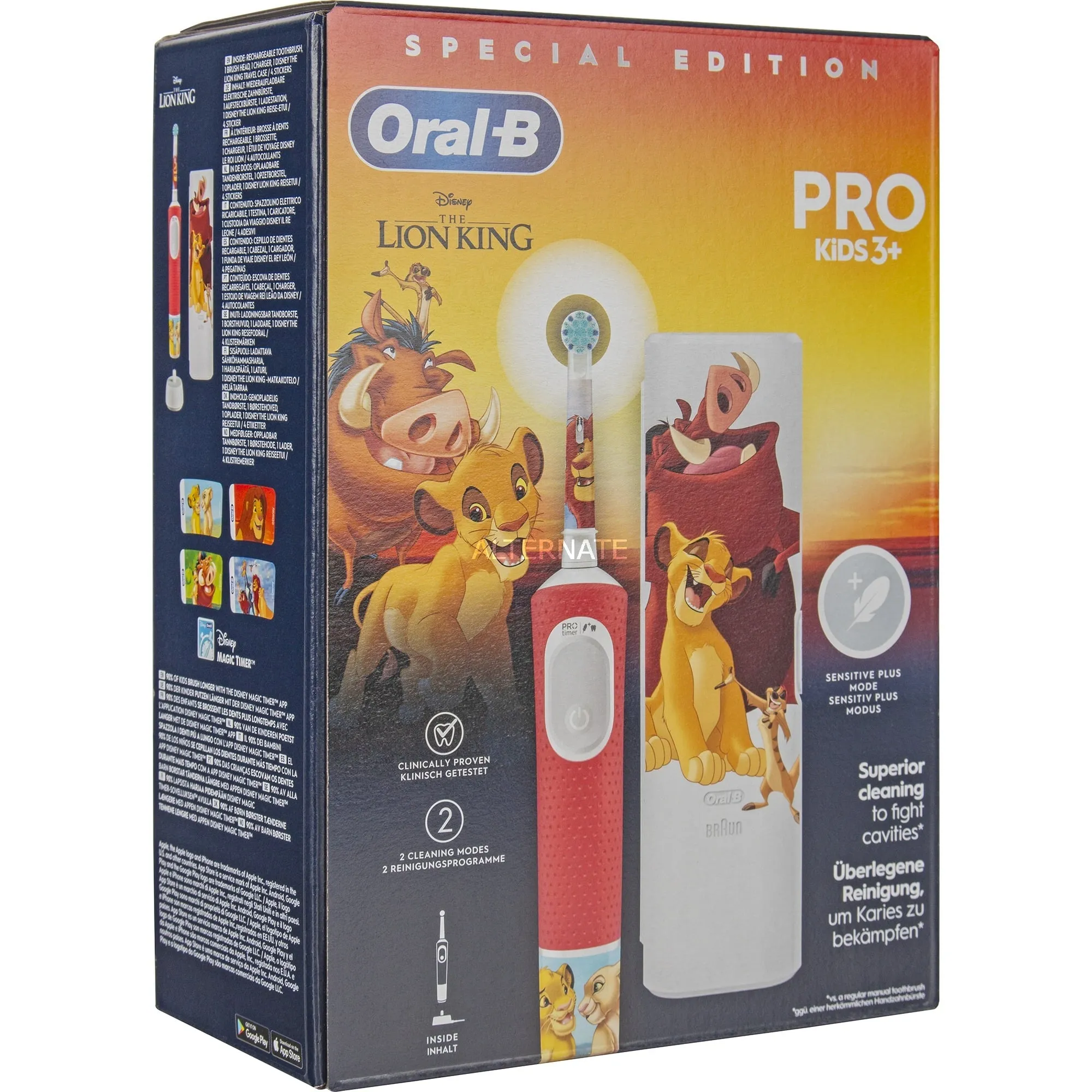 Vitality Pro 103 Kids Il Re Leone, Spazzolino da denti elettrico