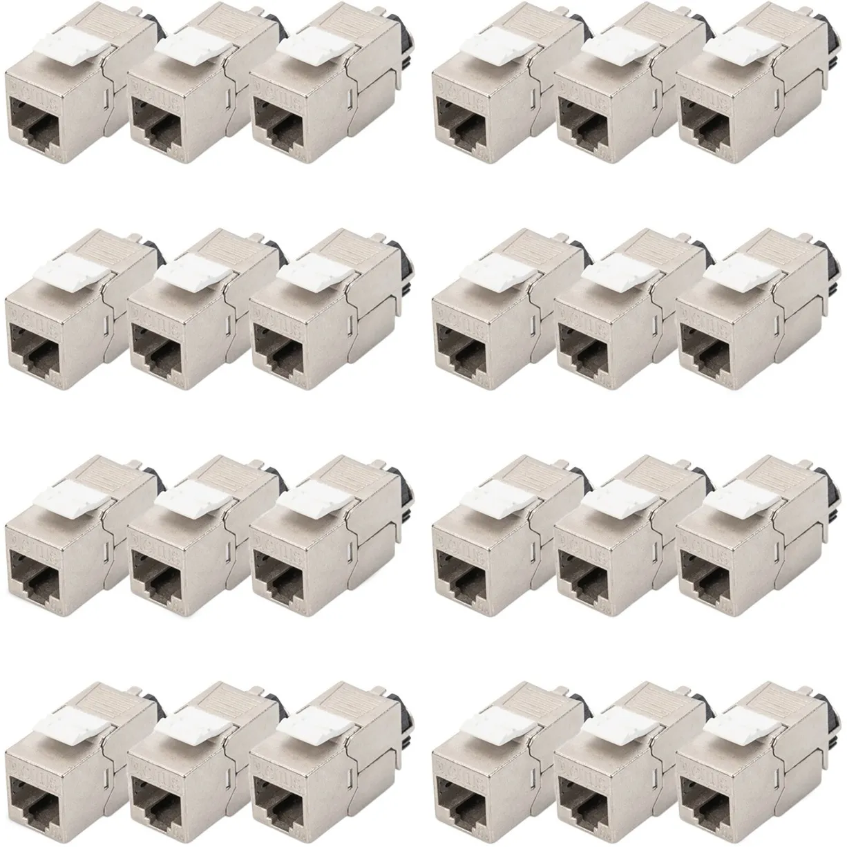 Modulo Keystone CAT 6A, schermato con supporto dei cavi intelligente, kit (24 pezzi), Modulo di Keystone