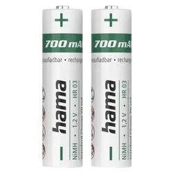 Batteria Ministilo AAA ricaricabile 700mAh (2pz) 00223525