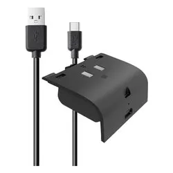 Batteria videogioco per Microsoft XBOX SERIES Battery Pack con cavo Black 66006