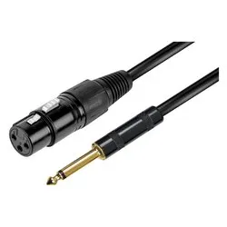 Cavo microfono Rdm C76 Black 6m