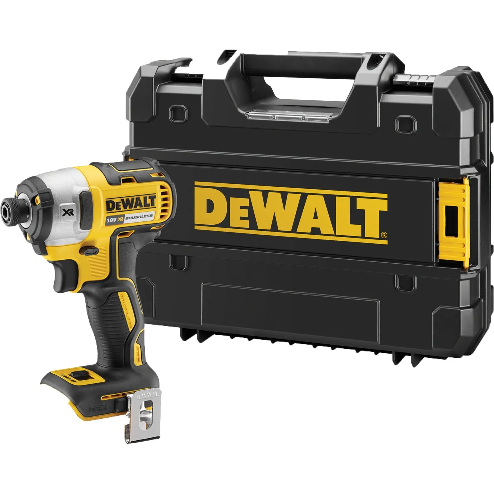 DCF887NT-XJ avvitatore a batteria 1/4" Nero, Giallo 18 V