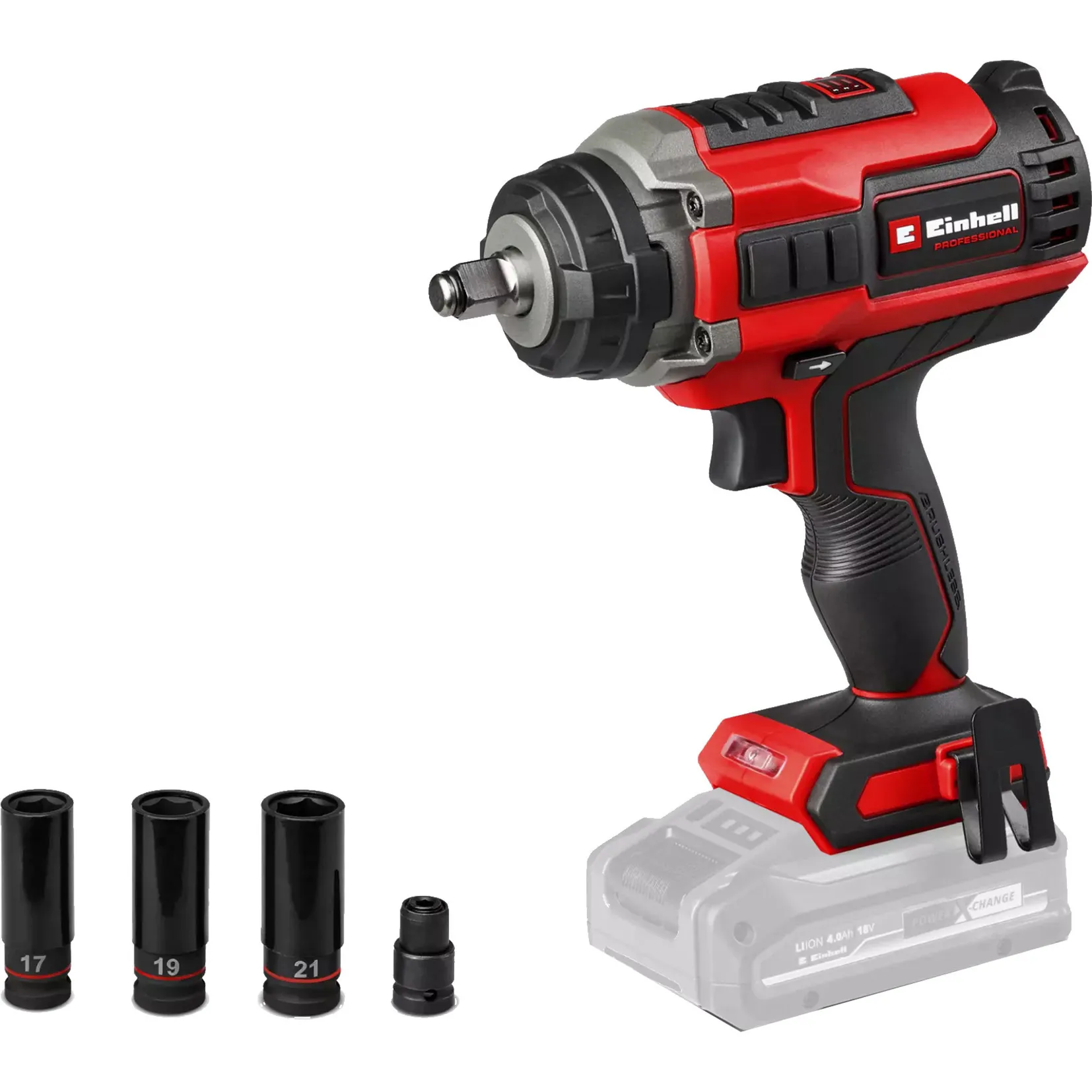 Avvitatore a impulsi professionale a batteria IMPAXXO 18/400, 1/2", 18 Volt