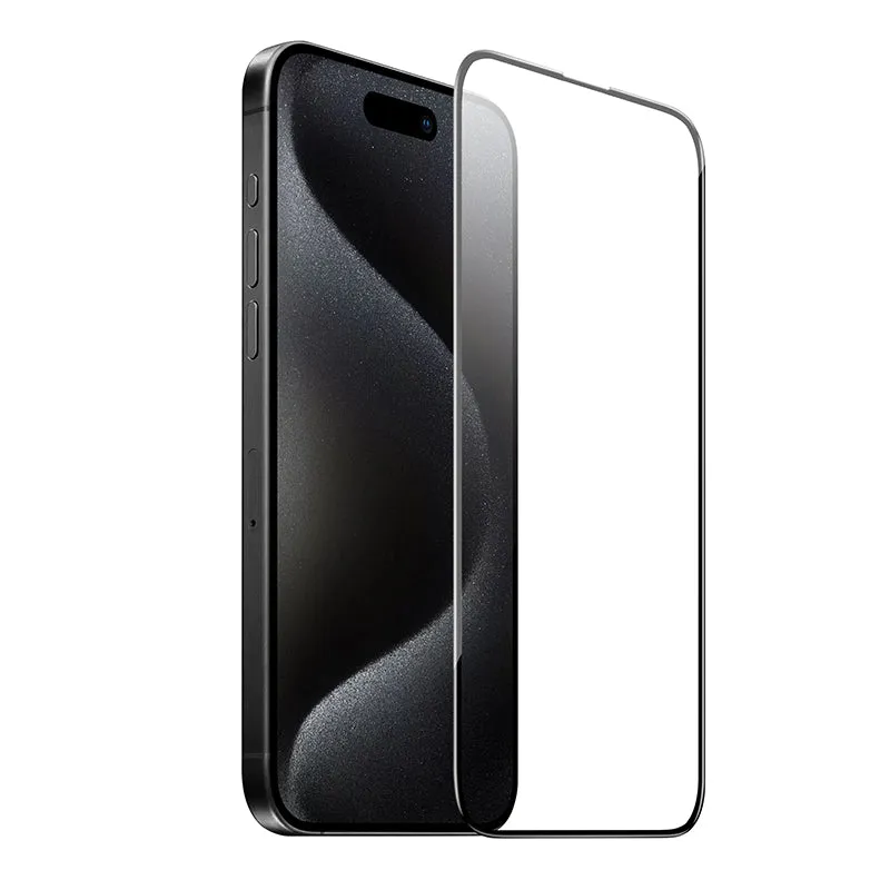 Pellicola Protettiva Schermo HOCO G16 per Apple iPhone 16 Pro Max, Vetro Temperato, Full Glue, 5D, Nera