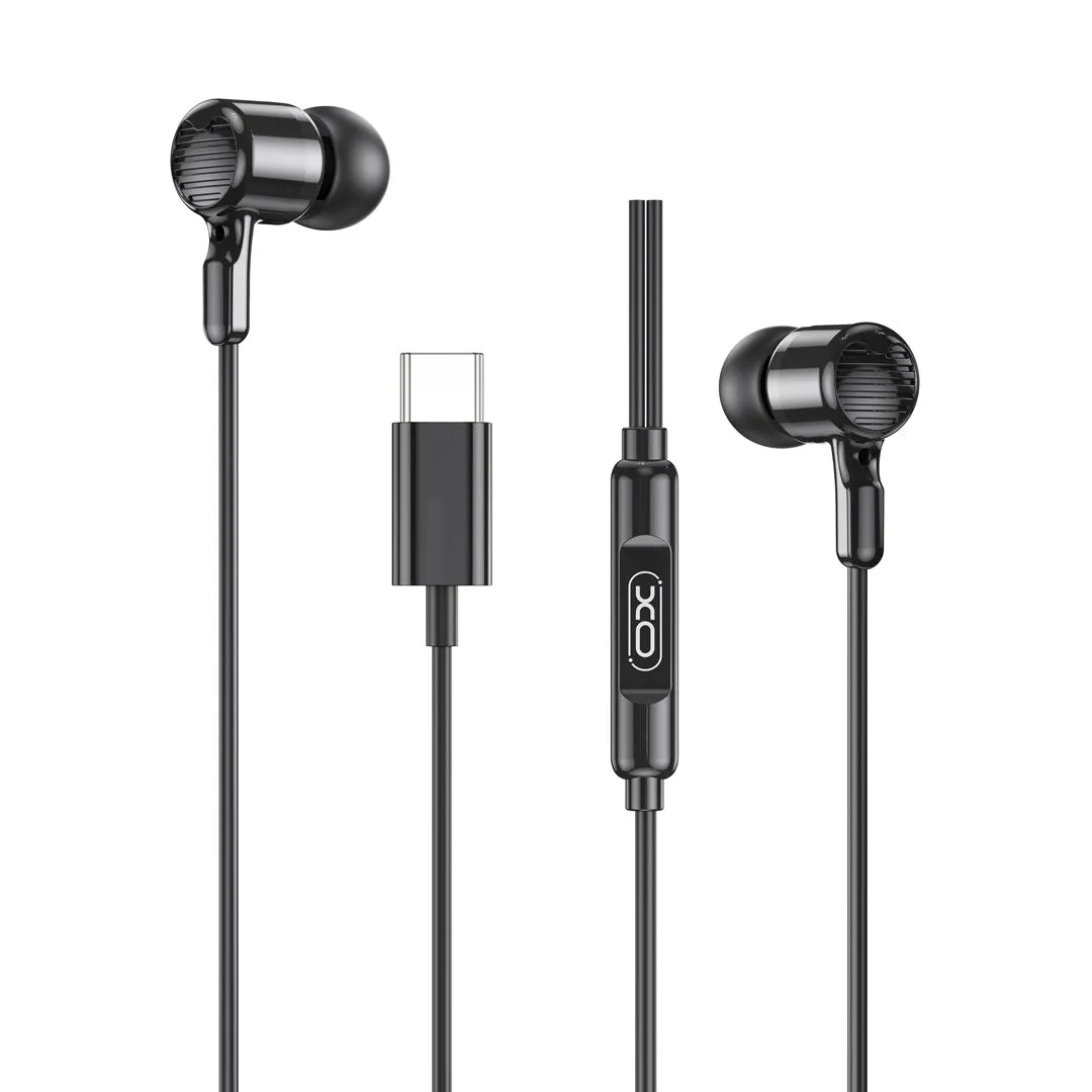 Handsfree USB-C XO Design EP81, Nero