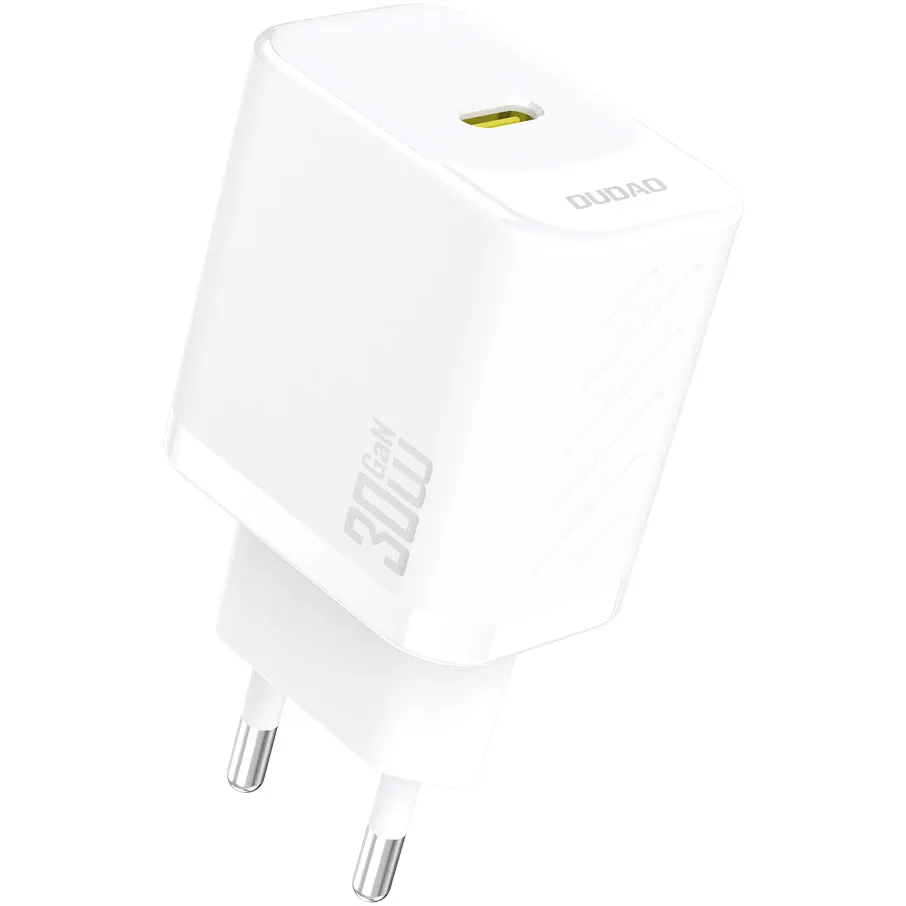 Caricabatterie Rete Dudao A27P, 30W, 3A, 1 x USB-C, Bianco