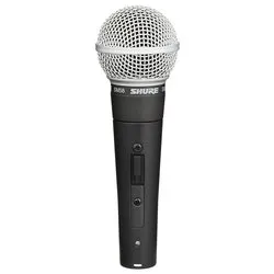 Microfono a filo SM SERIES con interruttore Black e Silver SM58 SE