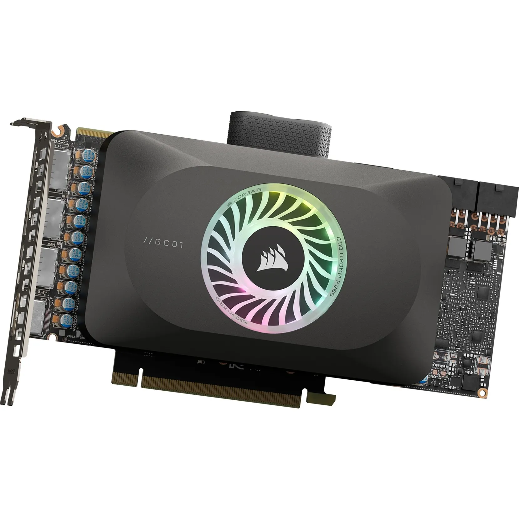 iCUE LINK XG3 RGB HYBRID GPU raffreddatore a liquido (4090/4080), Raffreddamento ad acqua