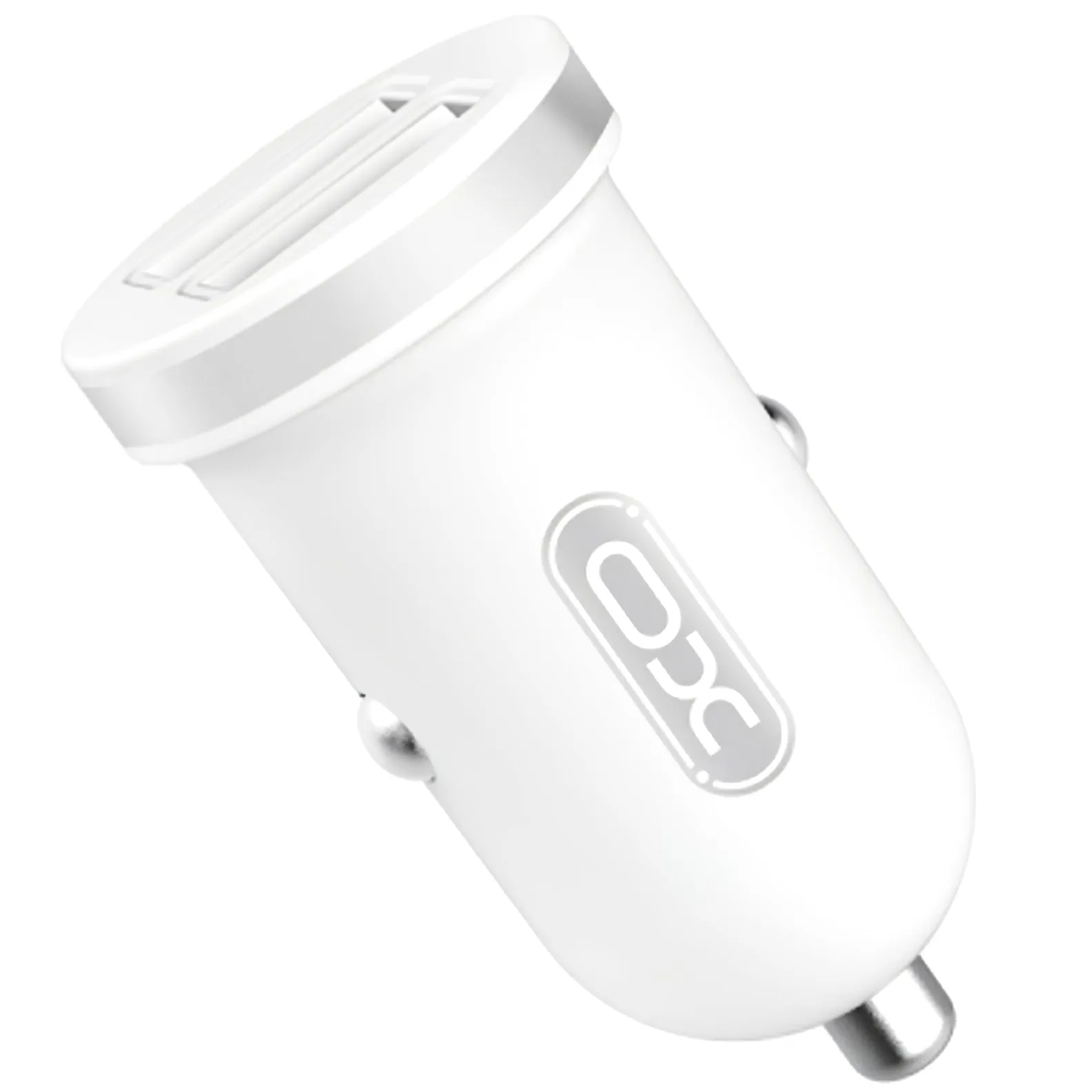 Caricabatterie Auto XO Design CC-18, 10.5W, 2.1A, 2 x USB-A, Bianco