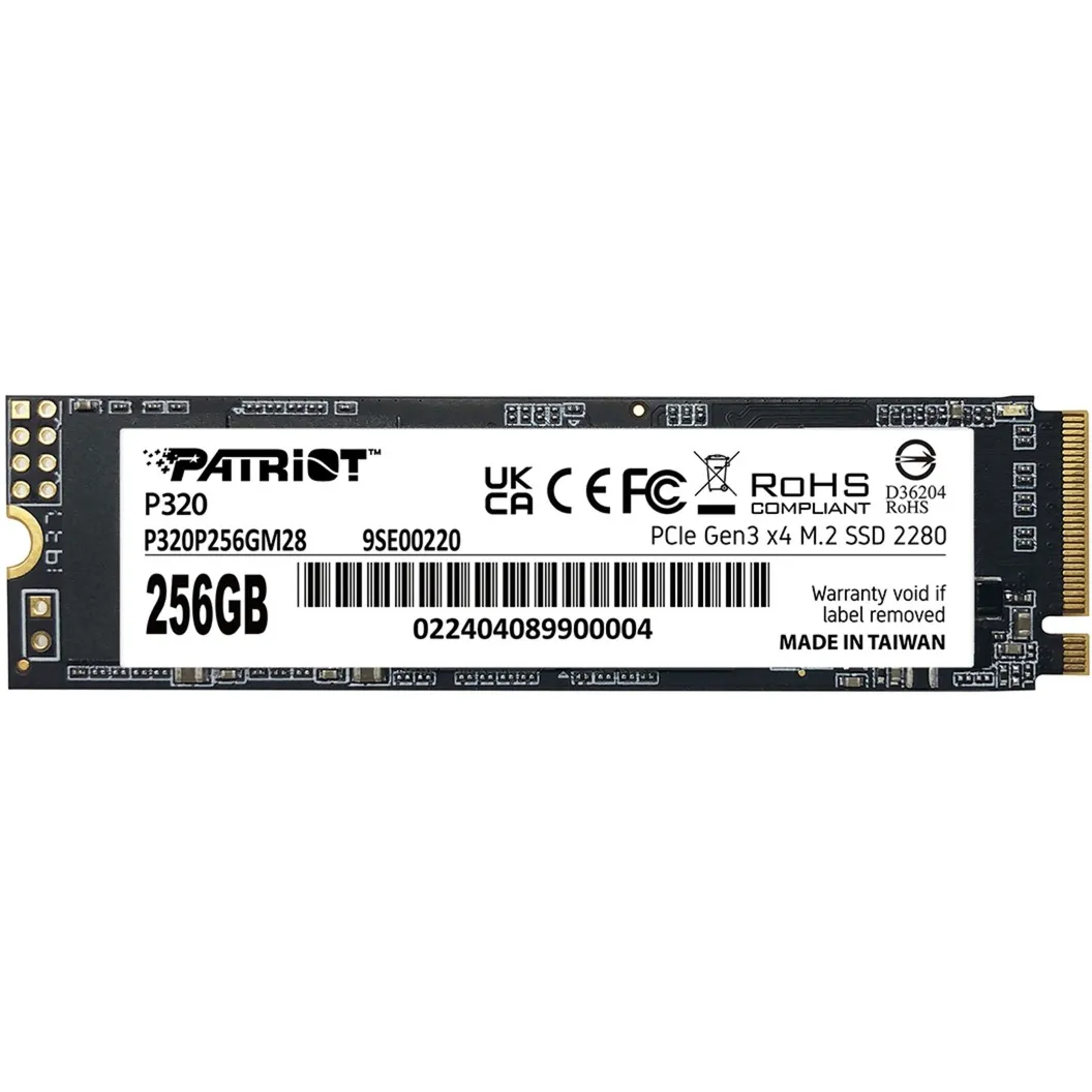 P320 256GB, Disco a stato solido
