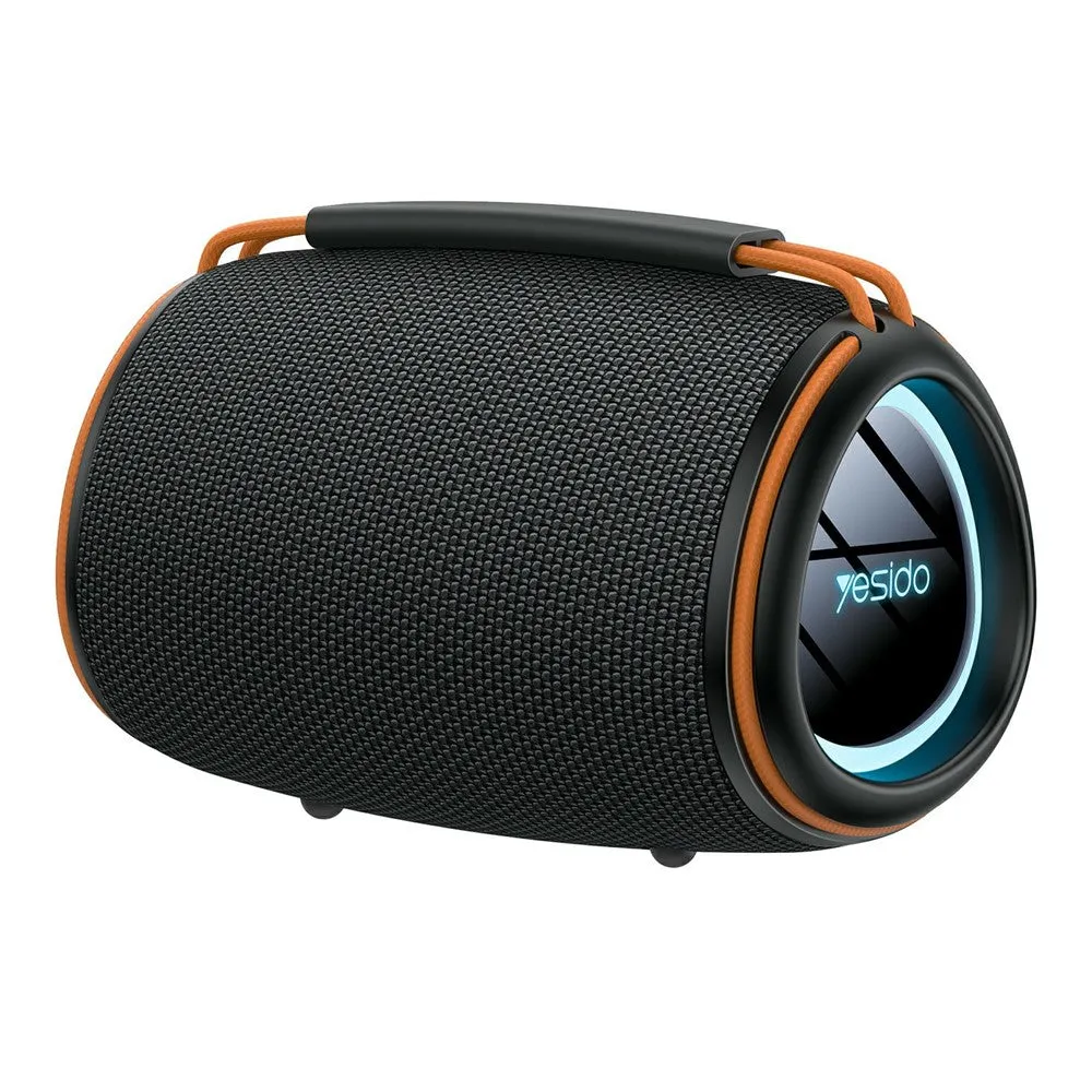 Cassa Portatile Bluetooth Yesido YSW39, 20W, TWS, RGB, Nera