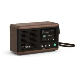 Radio CLASSIC Mini Dab+ (Ricaricabile) Coffee black e Walnut 253800