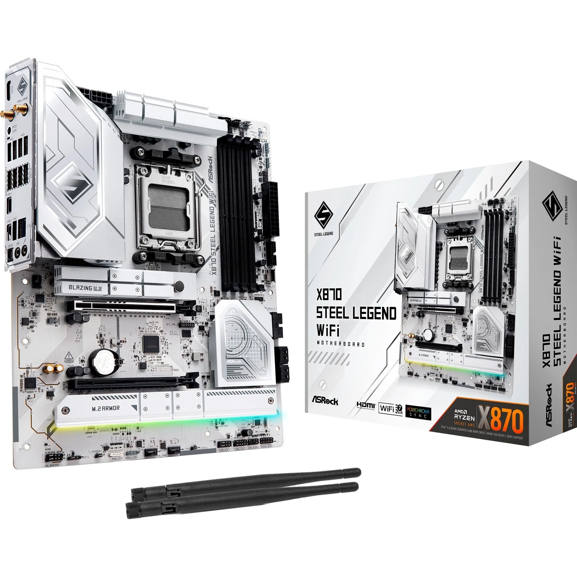 X870 Steel Legend WiFi, Scheda madre
