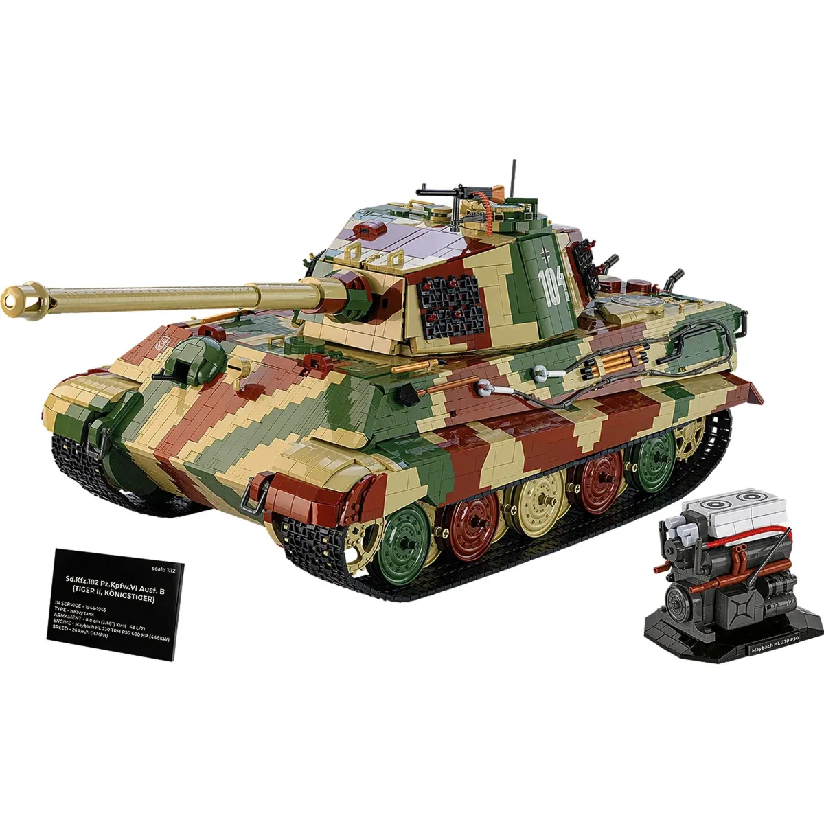 Tiger II Königstiger, Giochi di costruzione