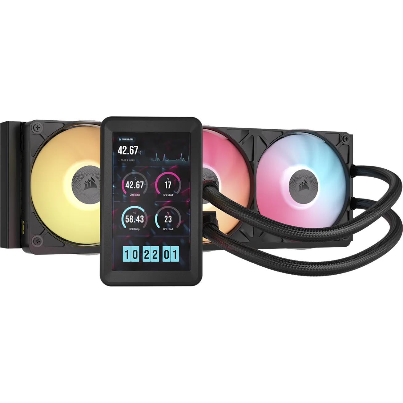 iCUE LINK TITAN II 360 RX LCD, Raffreddamento ad acqua