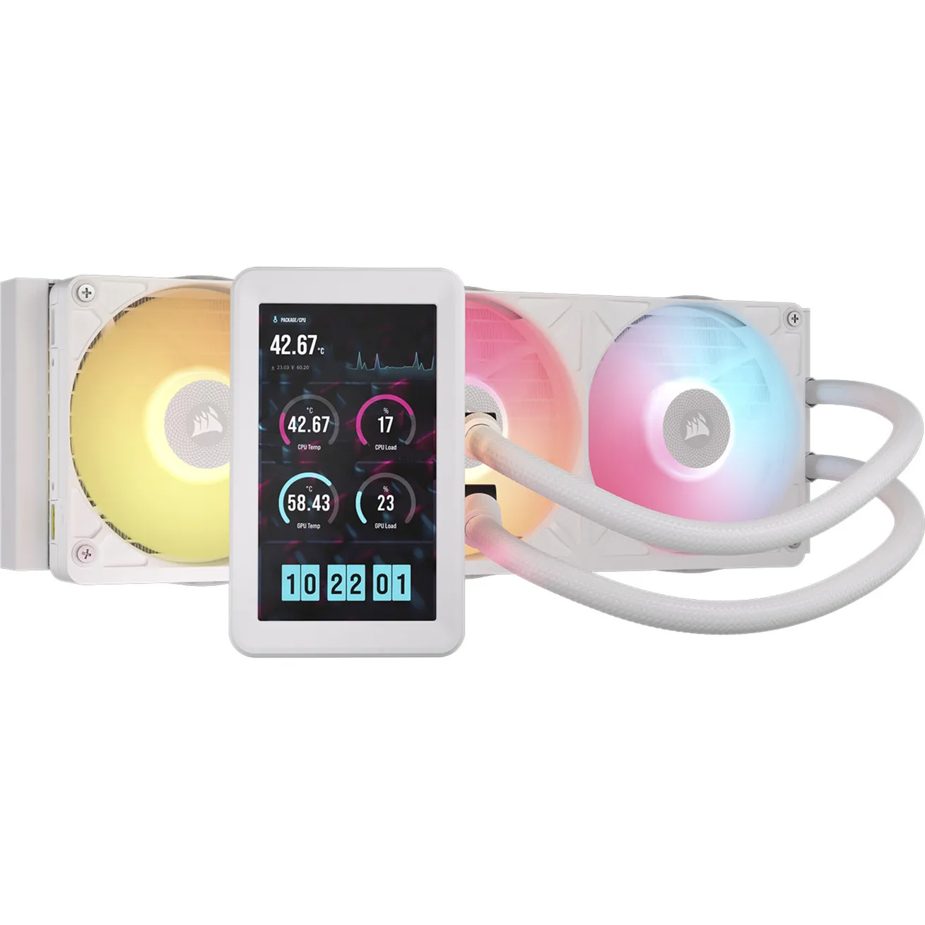 iCUE LINK TITAN II 360 RX LCD, Raffreddamento ad acqua