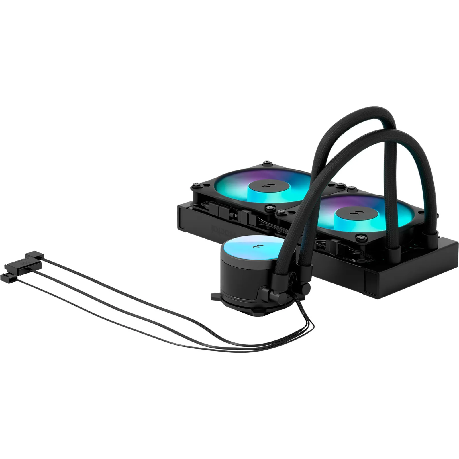 Radius 240 RGB Black, Raffreddamento ad acqua