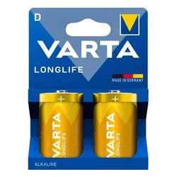 Batteria Torcia D Alcalina LONGLIFE (2pz) 04120 101 422