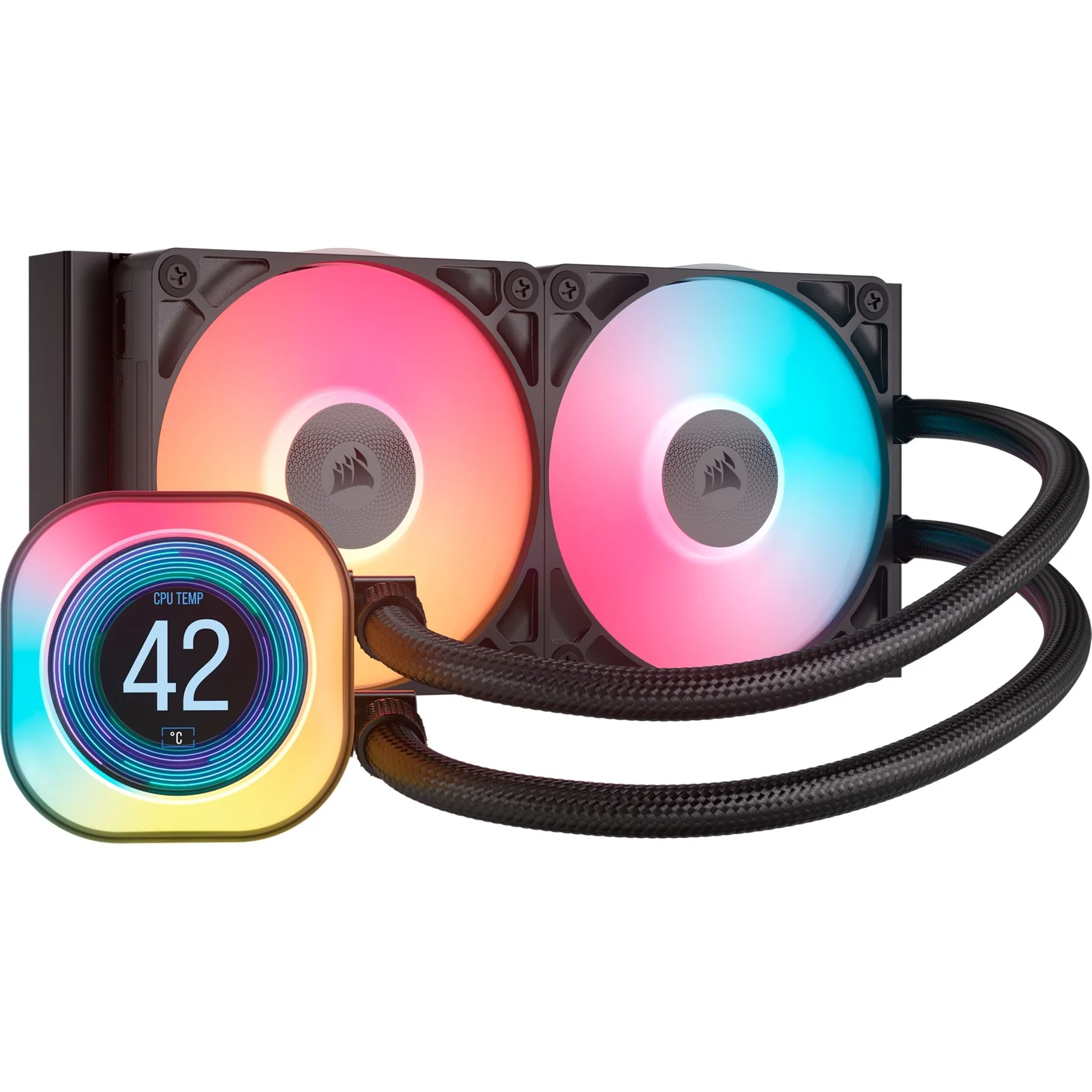 iCUE LINK TITAN 240 RX LCD RGB, Raffreddamento ad acqua