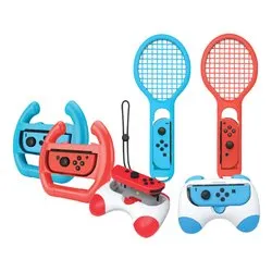 Set videogioco SWITCH 2 Kit 6in1 Red e Blue 95779