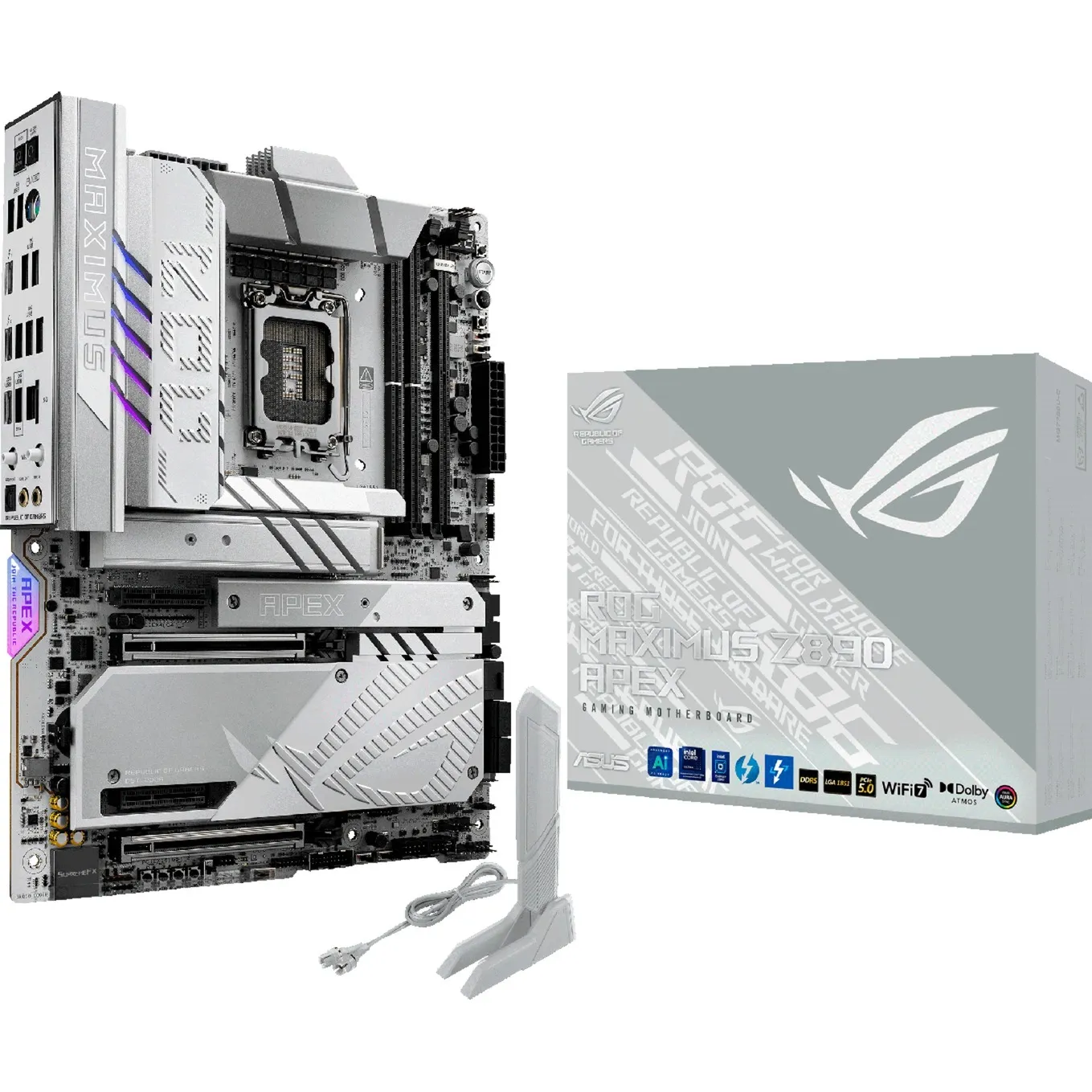 ROG MAXIMUS Z890 APEX Intel Z890 LGA 1851 (Socket V1) ATX, Scheda madre