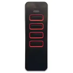 Telecomando apricancello SOMMER Pearl Twin Black e Red 6901890