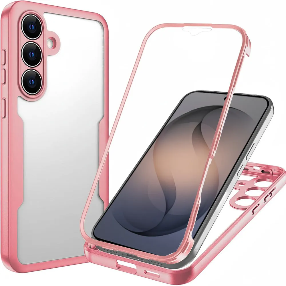 Custodia per Samsung Galaxy S26 S942, Techsuit, ColorVerse 360, Rosa