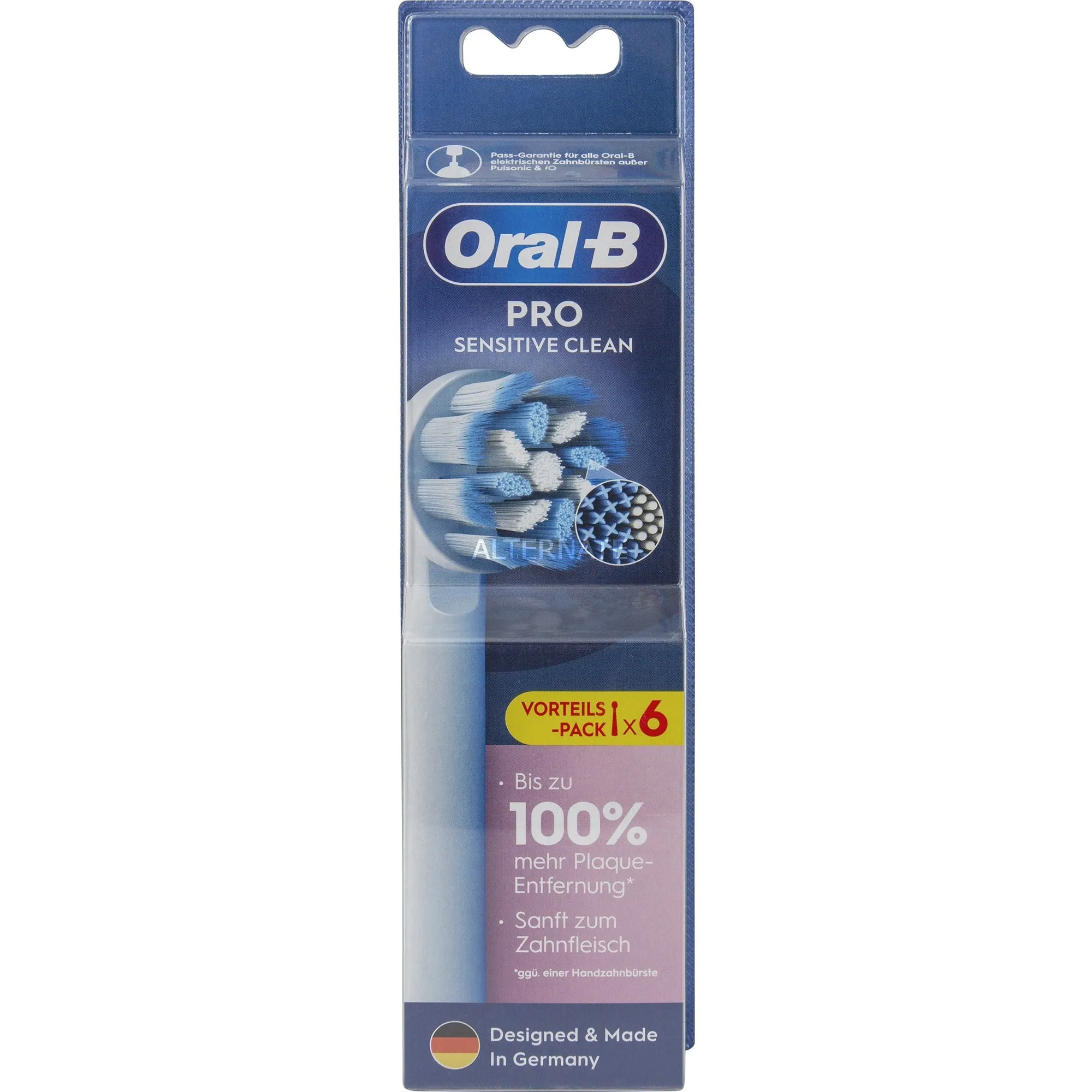 Sensitive Clean 6 pz Bianco, Testina