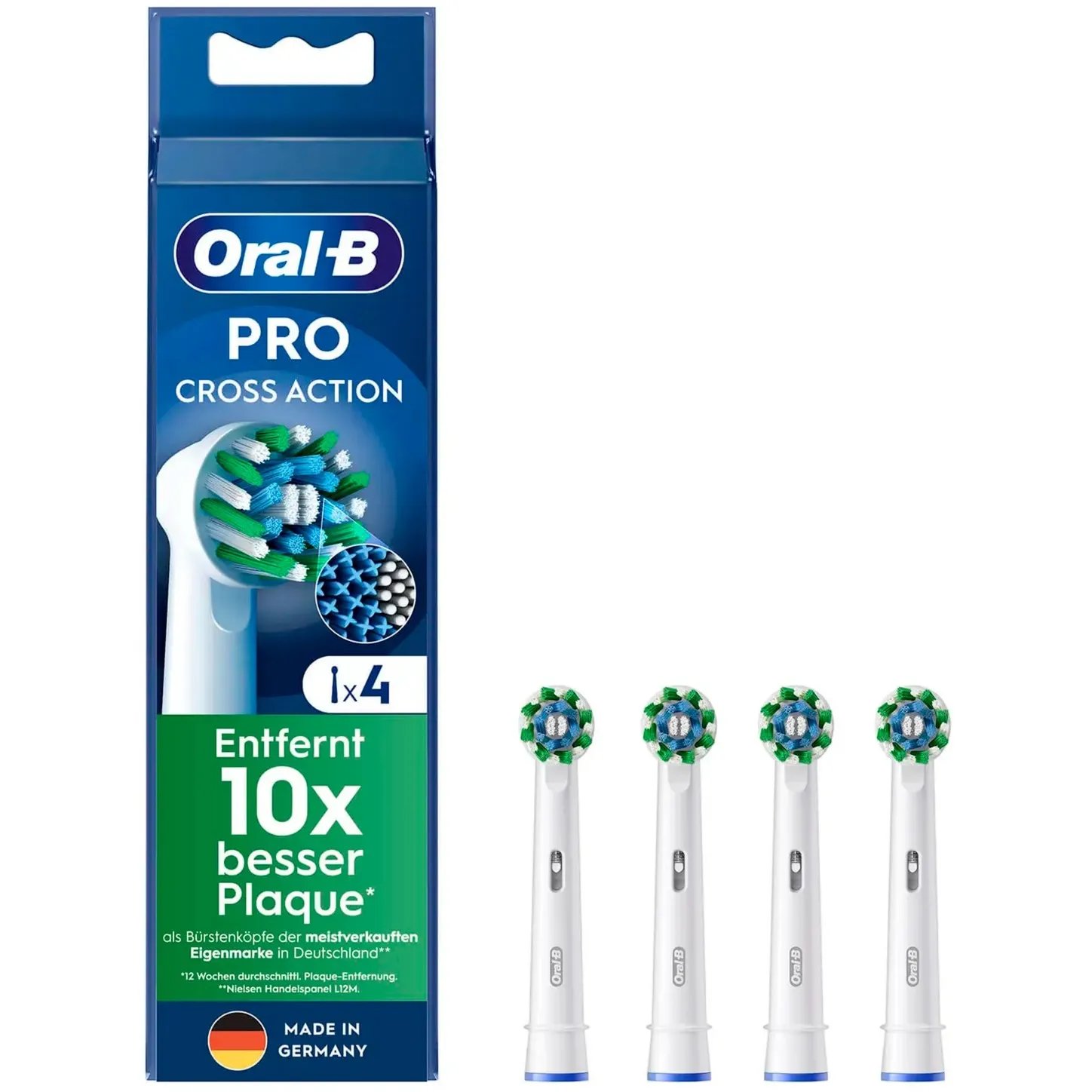 CrossAction 4 pz Bianco, Testina