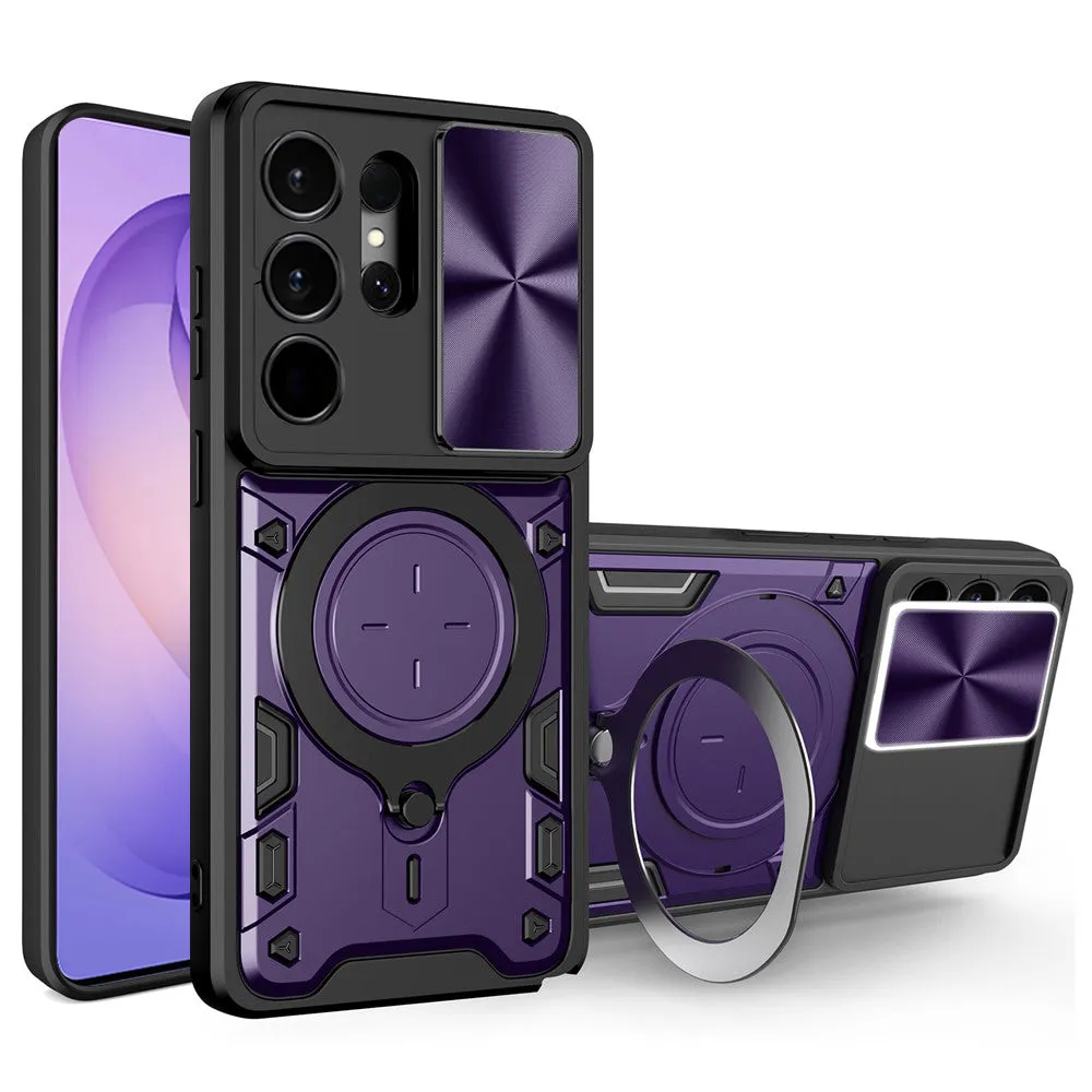 Custodia per Samsung Galaxy S26 Ultra S948, Techsuit, CamGuard Pro, Viola