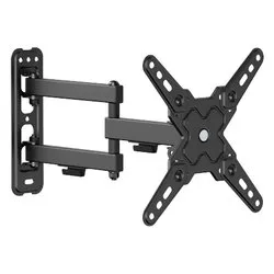 Supporto monitor TV parete ( 20 Kg ) VESA 200 x 200 3 snodi Black 17 99 1235