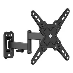 Supporto monitor TV parete ( 20 Kg ) VESA 200 x 200 3 snodi Black 17 99 1234