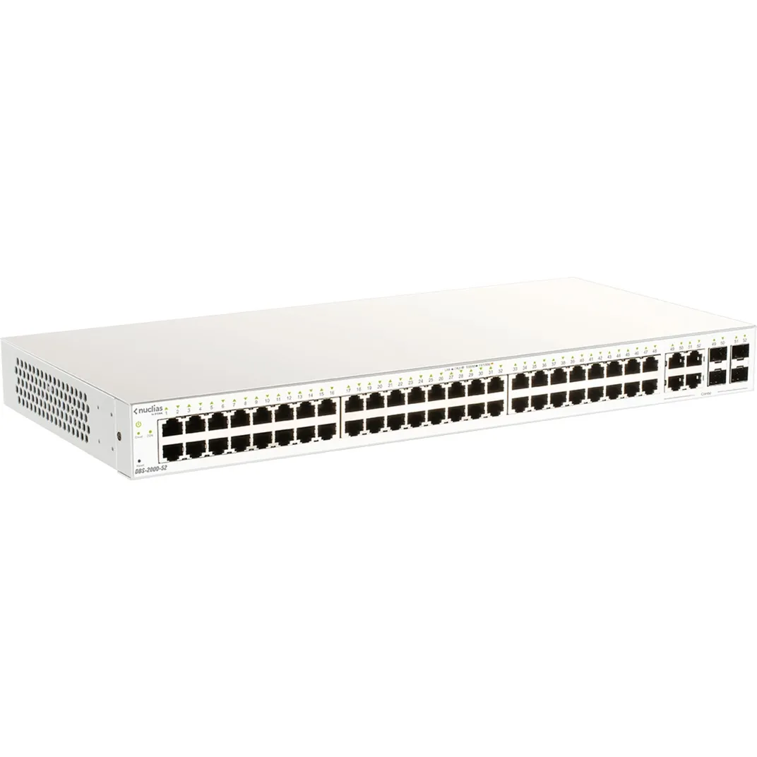 DBS-2000-52 switch di rete Gestito L2 Gigabit Ethernet (10/100/1000) Grigio, Interruttore