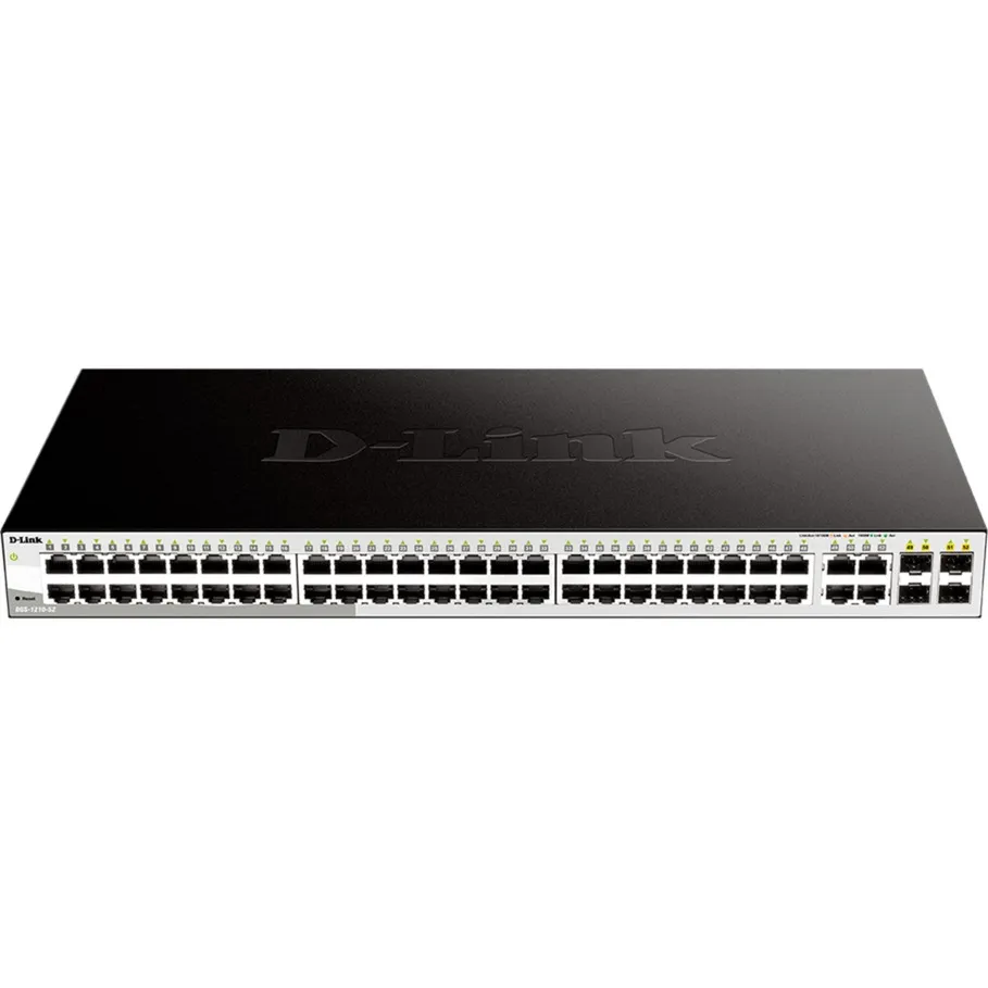 DGS-1210-52 Gestito L2 Gigabit Ethernet (10/100/1000) 1U Nero, Interruttore