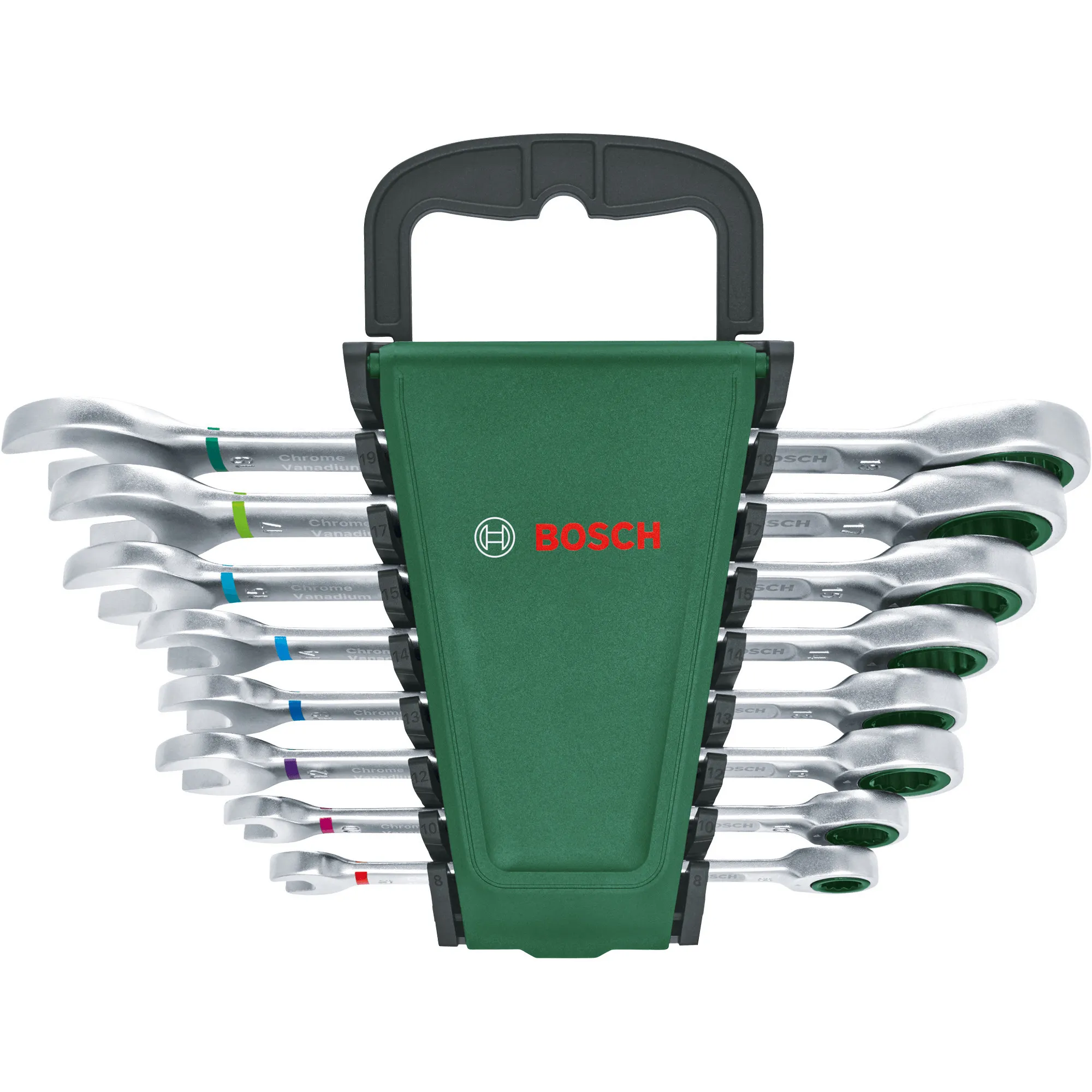 Set di chiavi a cricchetto, 8 pezzi, Chiave