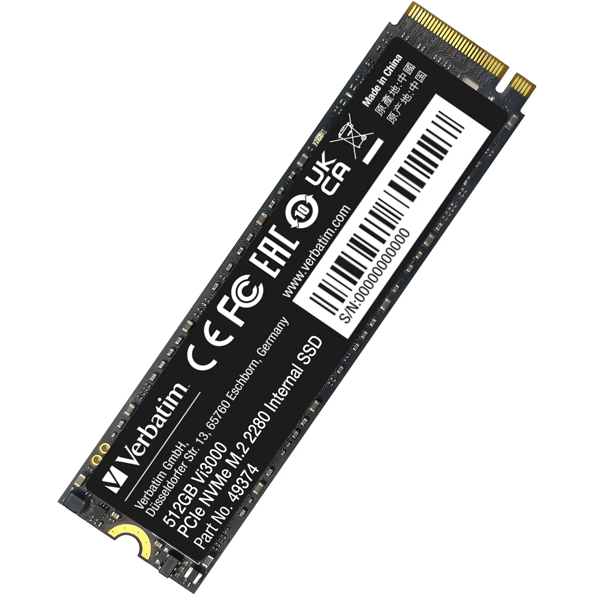 Vi3000 512 GB M.2 PCI Express 3.0 NVMe, Disco a stato solido