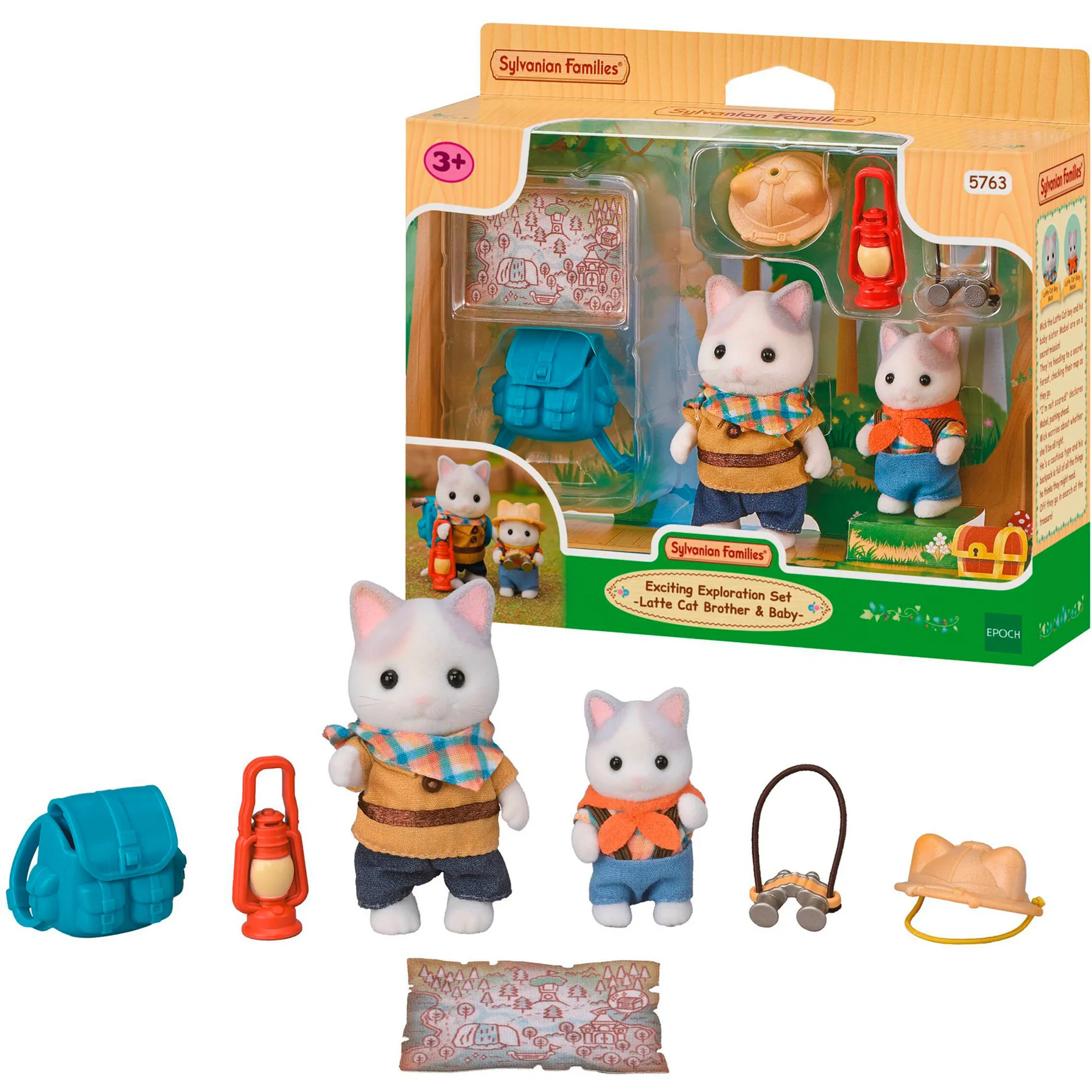 Sylvanian Families - Set avventura esploratore con due figure, Giochi di costruzione