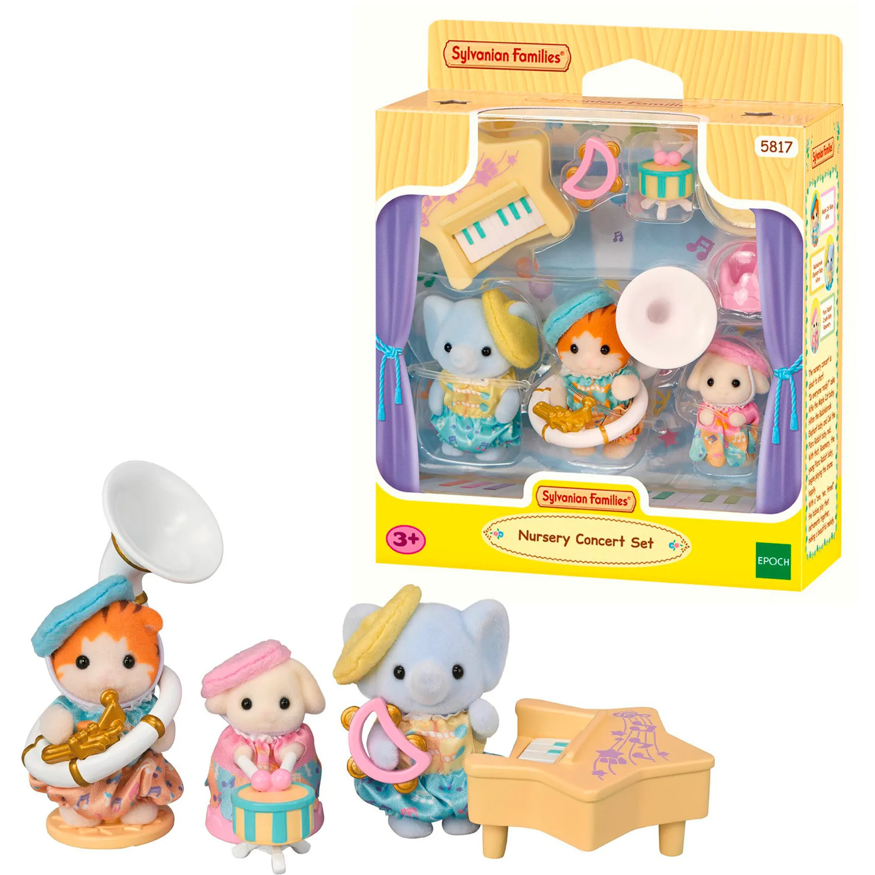 Sylvanian Families - Set di figure concerto per bambini, Giochi di costruzione