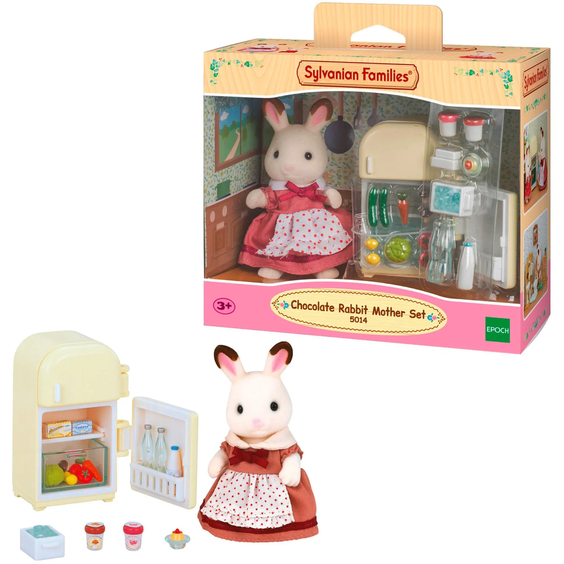 Sylvanian Families - Set cucina mamma coniglio di cioccolato, Giochi di costruzione