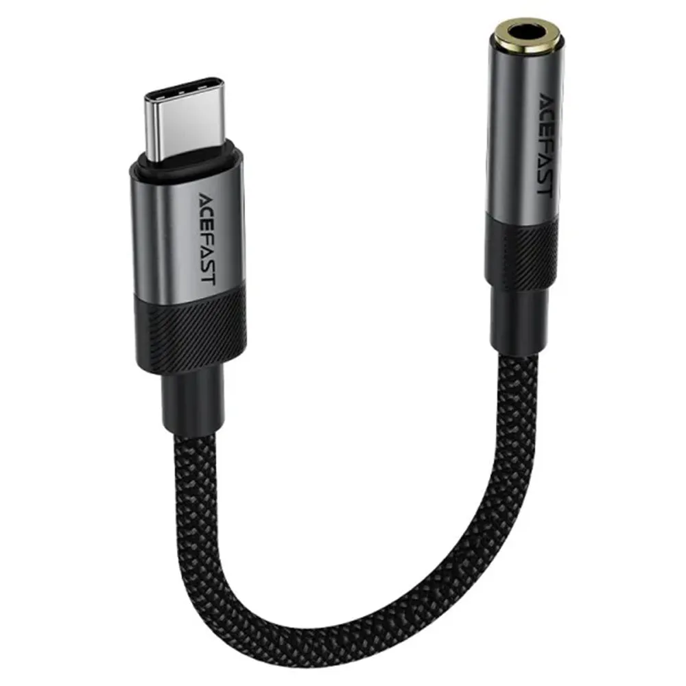 Adattatore Audio USB-C - 3.5mm Acefast J12, Nero