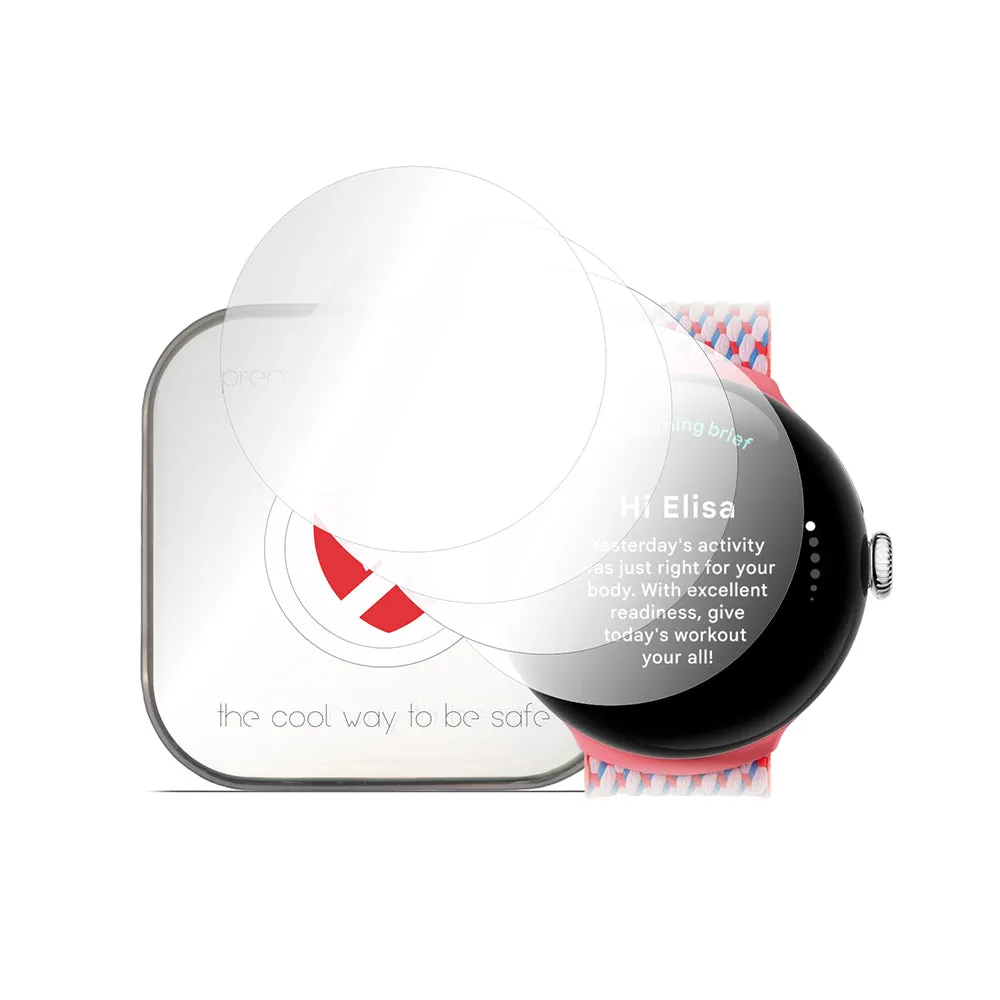 Pellicola Protettiva Smart Protection Premium Classic per Google Pixel Watch 4 41mm, Set 4 pezzi, Plastica